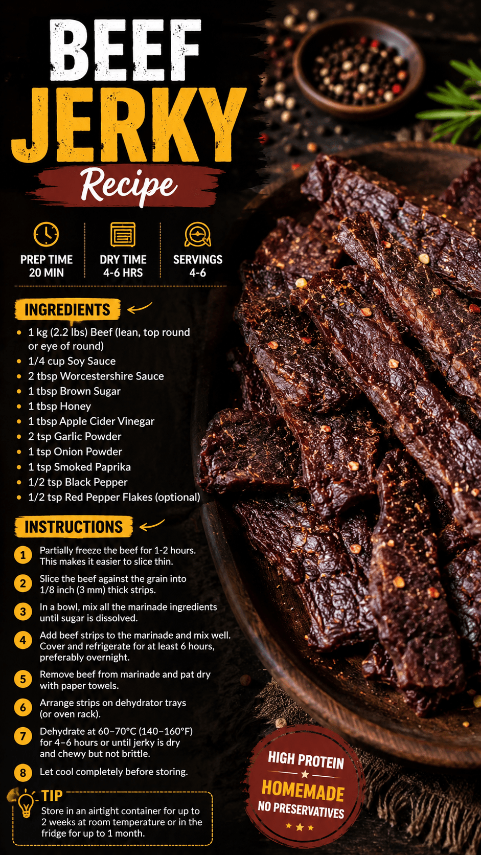 Beef Jerky Recipe