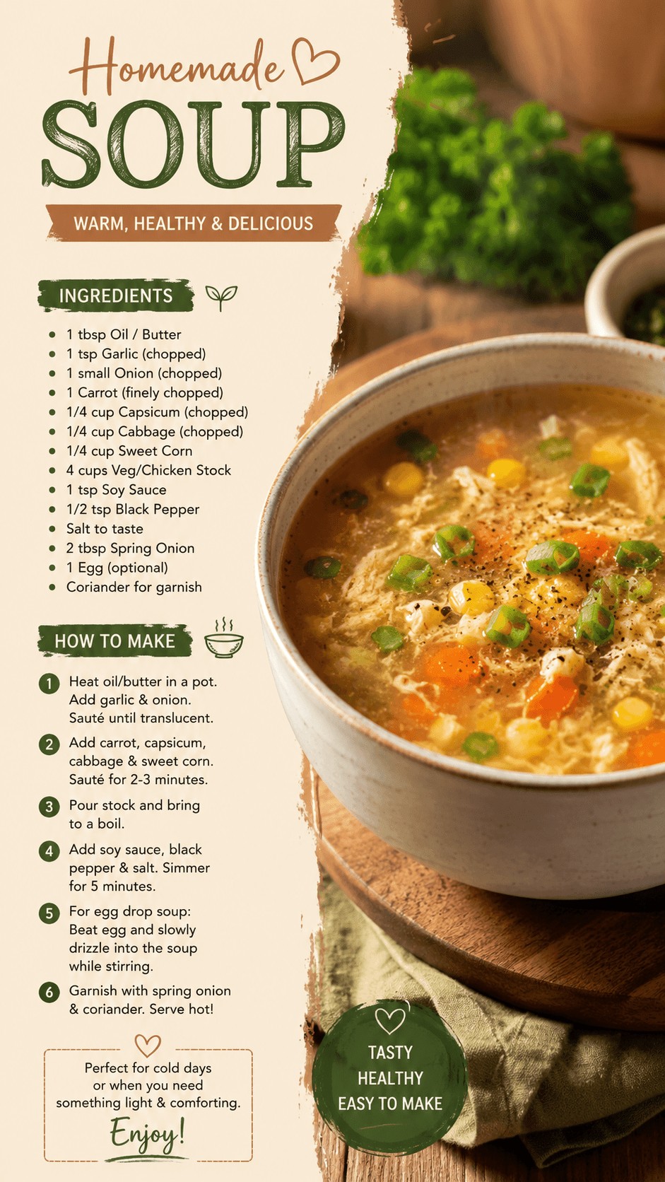 Creamy Tomato Soup Recipe
